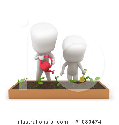 Royalty-Free (RF) Garden Clipart Illustration by BNP Design Studio - Stock Sample #1080474