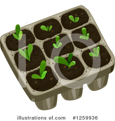 Royalty-Free (RF) Garden Clipart Illustration by BNP Design Studio - Stock Sample #1259936
