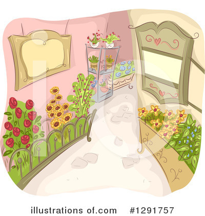 Royalty-Free (RF) Garden Clipart Illustration by BNP Design Studio - Stock Sample #1291757