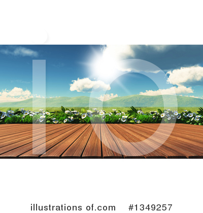 Valley Clipart #1349257 by KJ Pargeter