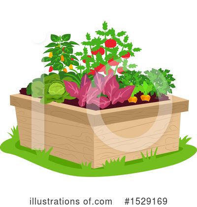 Royalty-Free (RF) Garden Clipart Illustration by BNP Design Studio - Stock Sample #1529169