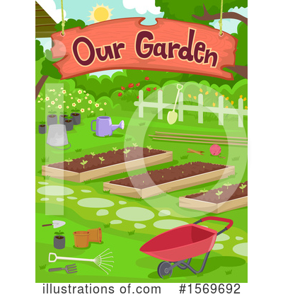 Royalty-Free (RF) Garden Clipart Illustration by BNP Design Studio - Stock Sample #1569692