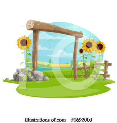 Sunflower Clipart #1692000 by Vector Tradition SM