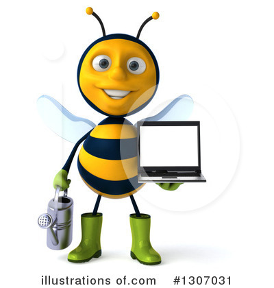 Gardener Bee Clipart #1307031 by Julos