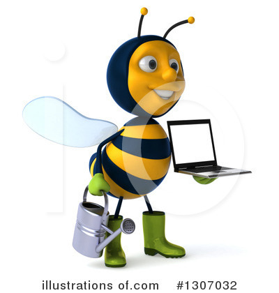 Gardener Bee Clipart #1307032 by Julos