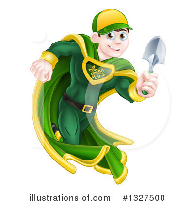 Royalty-Free (RF) Gardener Clipart Illustration by AtStockIllustration - Stock Sample #1327500