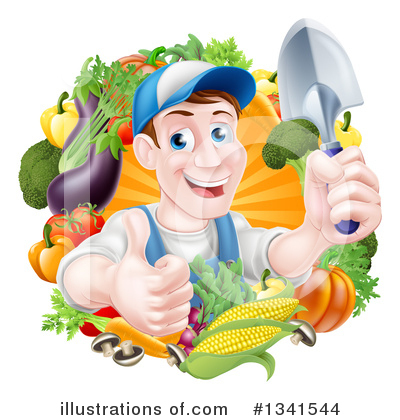 Harvest Clipart #1341544 by AtStockIllustration