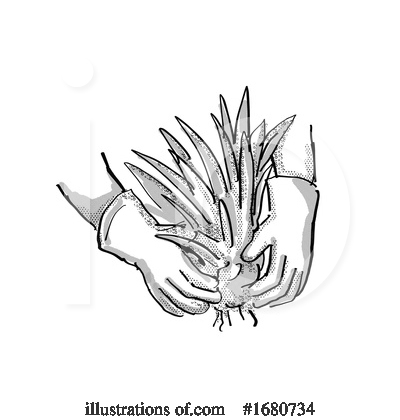 Royalty-Free (RF) Gardener Clipart Illustration by patrimonio - Stock Sample #1680734