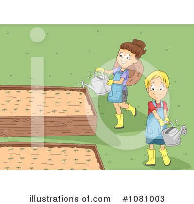 Royalty-Free (RF) Gardening Clipart Illustration by BNP Design Studio - Stock Sample #1081003