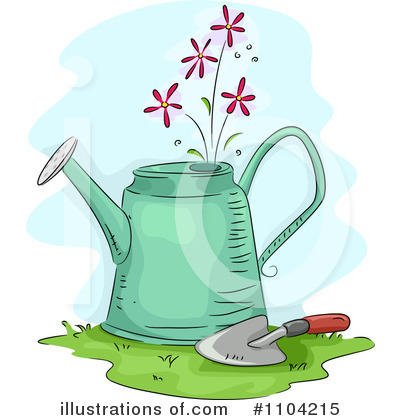 Watering Can Clipart #1104215 by BNP Design Studio