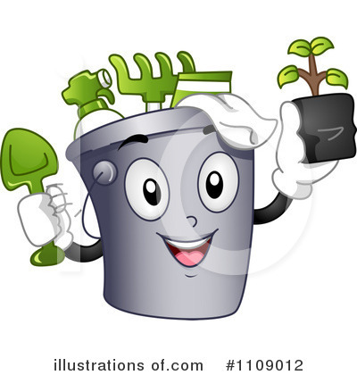 Royalty-Free (RF) Gardening Clipart Illustration by BNP Design Studio - Stock Sample #1109012