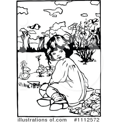 Royalty-Free (RF) Gardening Clipart Illustration by Prawny Vintage - Stock Sample #1112572
