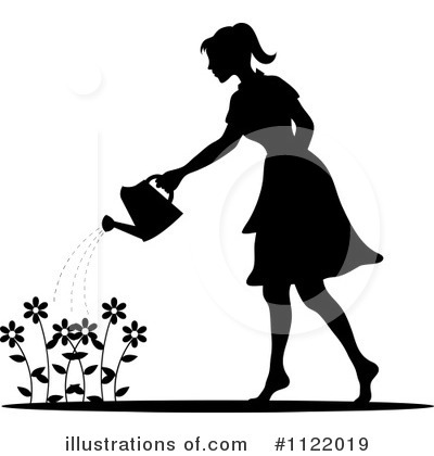 Royalty-Free (RF) Gardening Clipart Illustration by Pams Clipart - Stock Sample #1122019