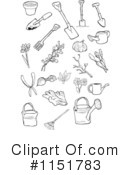 Gardening Clipart #1151783 by lineartestpilot