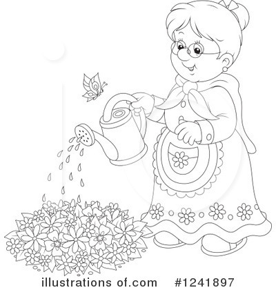 Watering Can Clipart #1241897 by Alex Bannykh