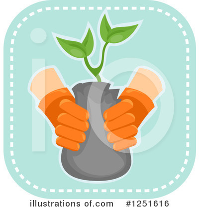 Royalty-Free (RF) Gardening Clipart Illustration by BNP Design Studio - Stock Sample #1251616