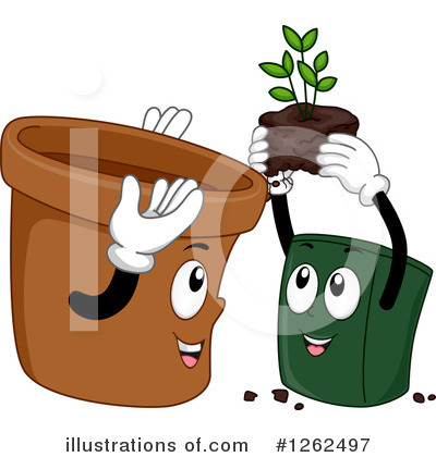 Royalty-Free (RF) Gardening Clipart Illustration by BNP Design Studio - Stock Sample #1262497
