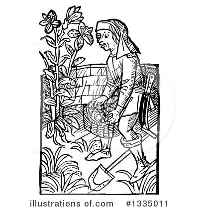 Royalty-Free (RF) Gardening Clipart Illustration by Picsburg - Stock Sample #1335011