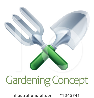 Royalty-Free (RF) Gardening Clipart Illustration by AtStockIllustration - Stock Sample #1345741