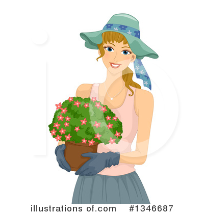 Royalty-Free (RF) Gardening Clipart Illustration by BNP Design Studio - Stock Sample #1346687