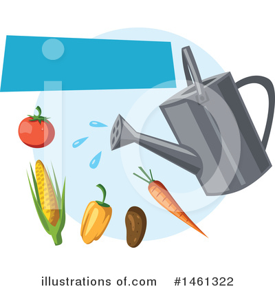Watering Can Clipart #1461322 by Vector Tradition SM