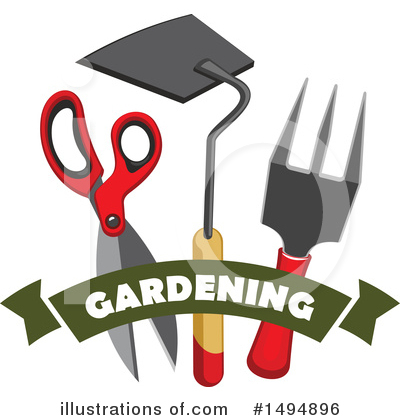 Royalty-Free (RF) Gardening Clipart Illustration by Vector Tradition SM - Stock Sample #1494896