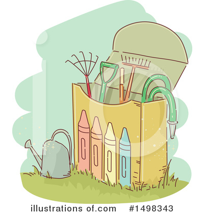 Royalty-Free (RF) Gardening Clipart Illustration by BNP Design Studio - Stock Sample #1498343