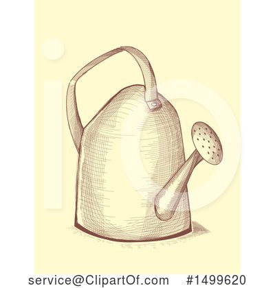 Watering Can Clipart #1499620 by BNP Design Studio