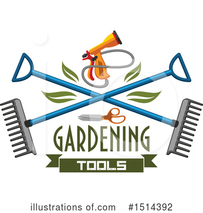 Royalty-Free (RF) Gardening Clipart Illustration by Vector Tradition SM - Stock Sample #1514392