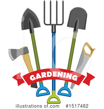 Royalty-Free (RF) Gardening Clipart Illustration by Vector Tradition SM - Stock Sample #1517482