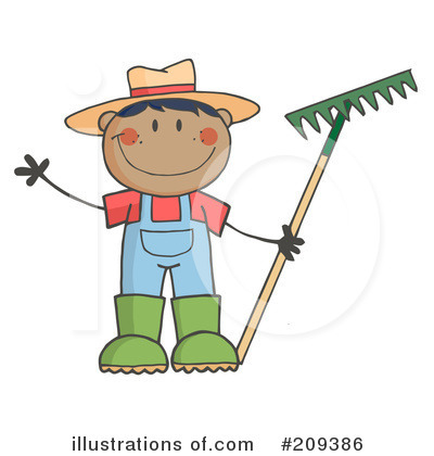 Royalty-Free (RF) Gardening Clipart Illustration by Hit Toon - Stock Sample #209386