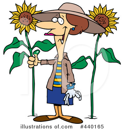 Royalty-Free (RF) Gardening Clipart Illustration by toonaday - Stock Sample #440165
