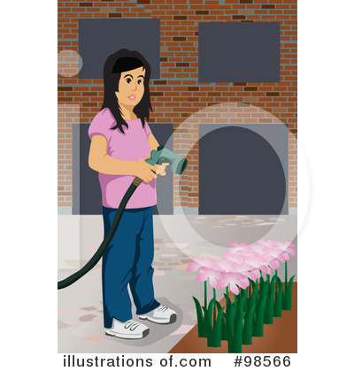Royalty-Free (RF) Gardening Clipart Illustration by mayawizard101 - Stock Sample #98566