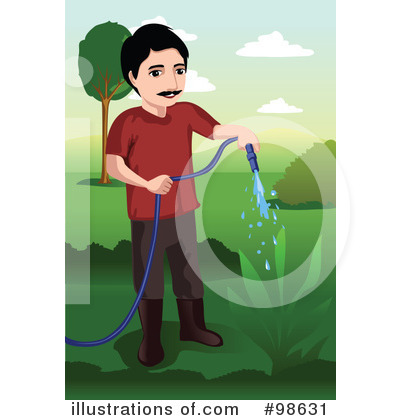Royalty-Free (RF) Gardening Clipart Illustration by mayawizard101 - Stock Sample #98631