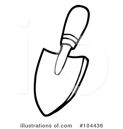 Royalty-Free (RF) Gardening Tool Clipart Illustration by Hit Toon - Stock Sample #104436