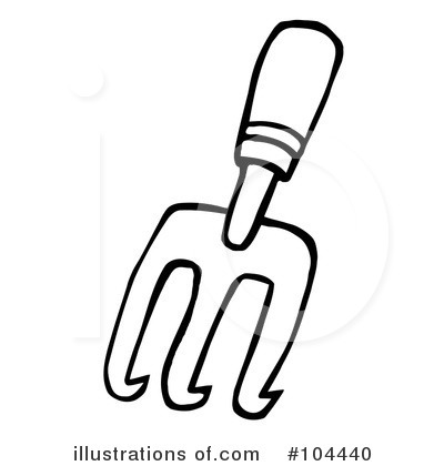 Royalty-Free (RF) Gardening Tool Clipart Illustration by Hit Toon - Stock Sample #104440