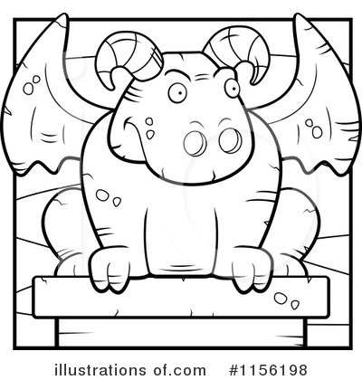 Gargoyle Clipart #1156198 by Cory Thoman