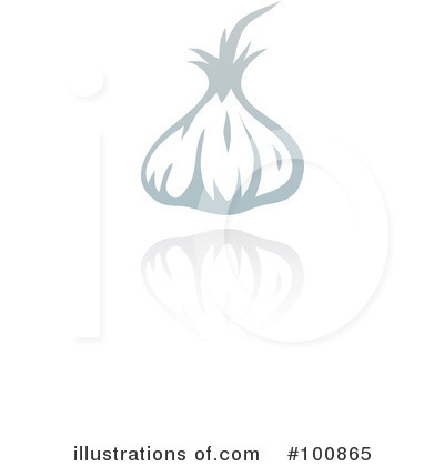 Royalty-Free (RF) Garlic Clipart Illustration by cidepix - Stock Sample #100865