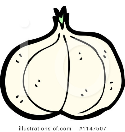Royalty-Free (RF) Garlic Clipart Illustration by lineartestpilot - Stock Sample #1147507
