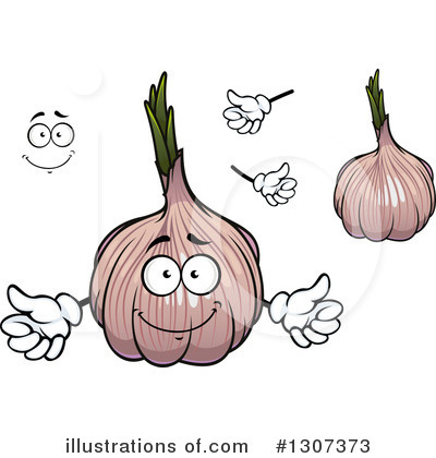 Royalty-Free (RF) Garlic Clipart Illustration by Vector Tradition SM - Stock Sample #1307373