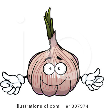 Royalty-Free (RF) Garlic Clipart Illustration by Vector Tradition SM - Stock Sample #1307374