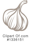 Garlic Clipart #1336151 by Vector Tradition SM
