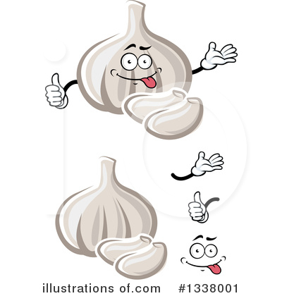 Royalty-Free (RF) Garlic Clipart Illustration by Vector Tradition SM - Stock Sample #1338001