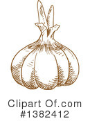 Garlic Clipart #1382412 by Vector Tradition SM