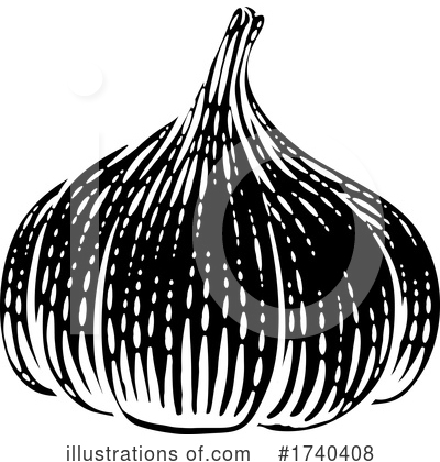 Royalty-Free (RF) Garlic Clipart Illustration by AtStockIllustration - Stock Sample #1740408
