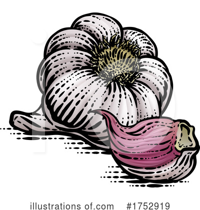 Garlic Clipart #1752919 by AtStockIllustration