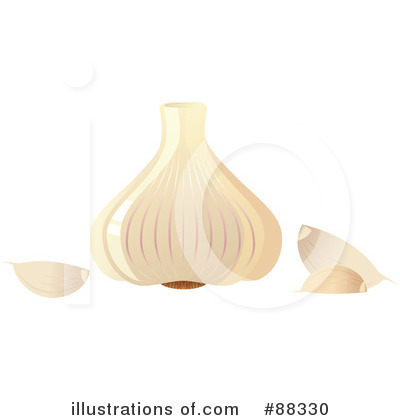 Royalty-Free (RF) Garlic Clipart Illustration by Tonis Pan - Stock Sample #88330