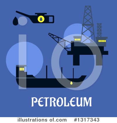 Oil Platform Clipart #1317343 by Vector Tradition SM
