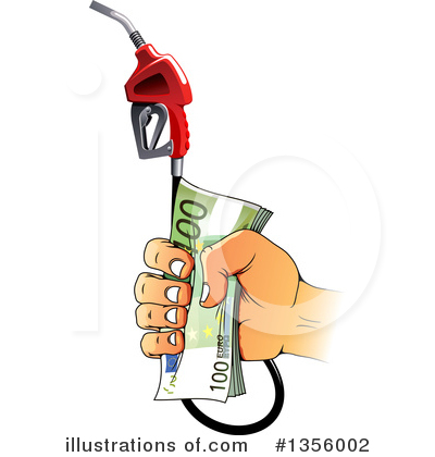 Gas Station Clipart #1356002 by Vector Tradition SM