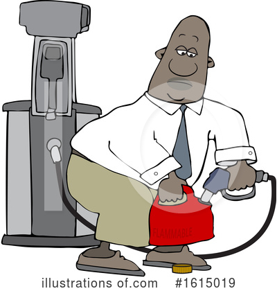 Gas Can Clipart #1615019 by djart